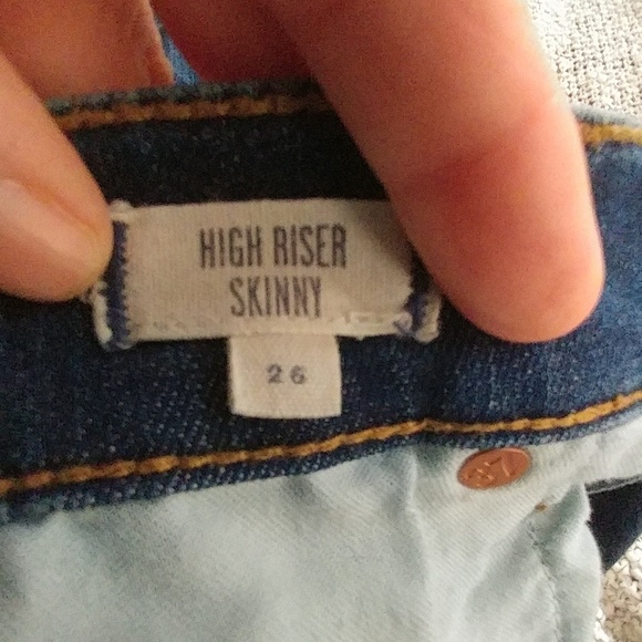 Madewell High Riser Skinny, size 26 - Picture 3 of 3